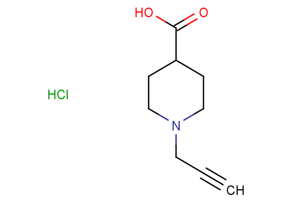1-(prop-2-yn-1-yl)piperidine-4-carboxylic acid hydrochloride