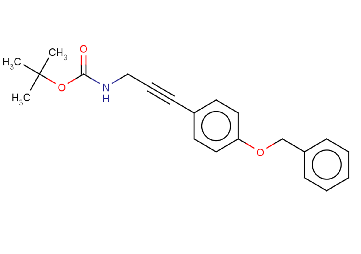 tert-butyl N-{3-[4-(benzyloxy)phenyl]prop-2-yn-1-yl}carbamate