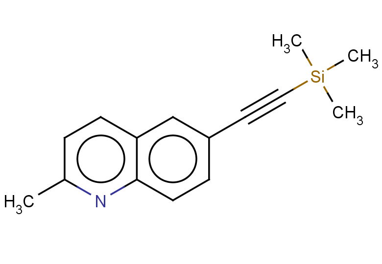 2-methyl-6-[2-(trimethylsilyl)ethynyl]quinoline