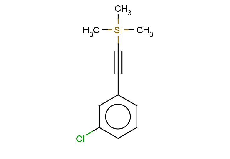 [2-(3-chlorophenyl)ethynyl]trimethylsilane