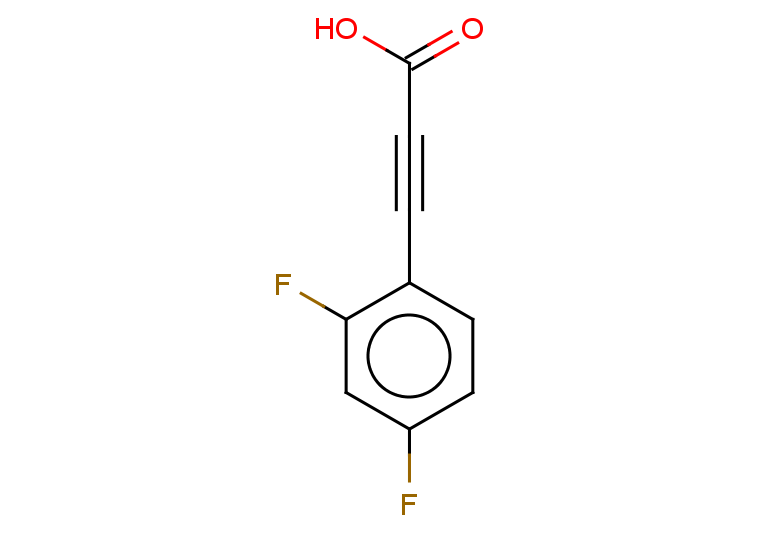 3-(2,4-difluorophenyl)prop-2-ynoic acid