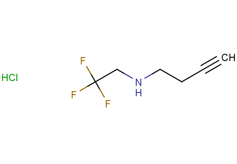 (but-3-yn-1-yl)(2,2,2-trifluoroethyl)amine hydrochloride
