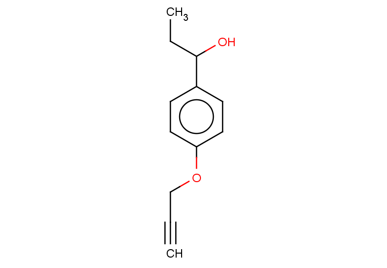 1-[4-(prop-2-yn-1-yloxy)phenyl]propan-1-ol
