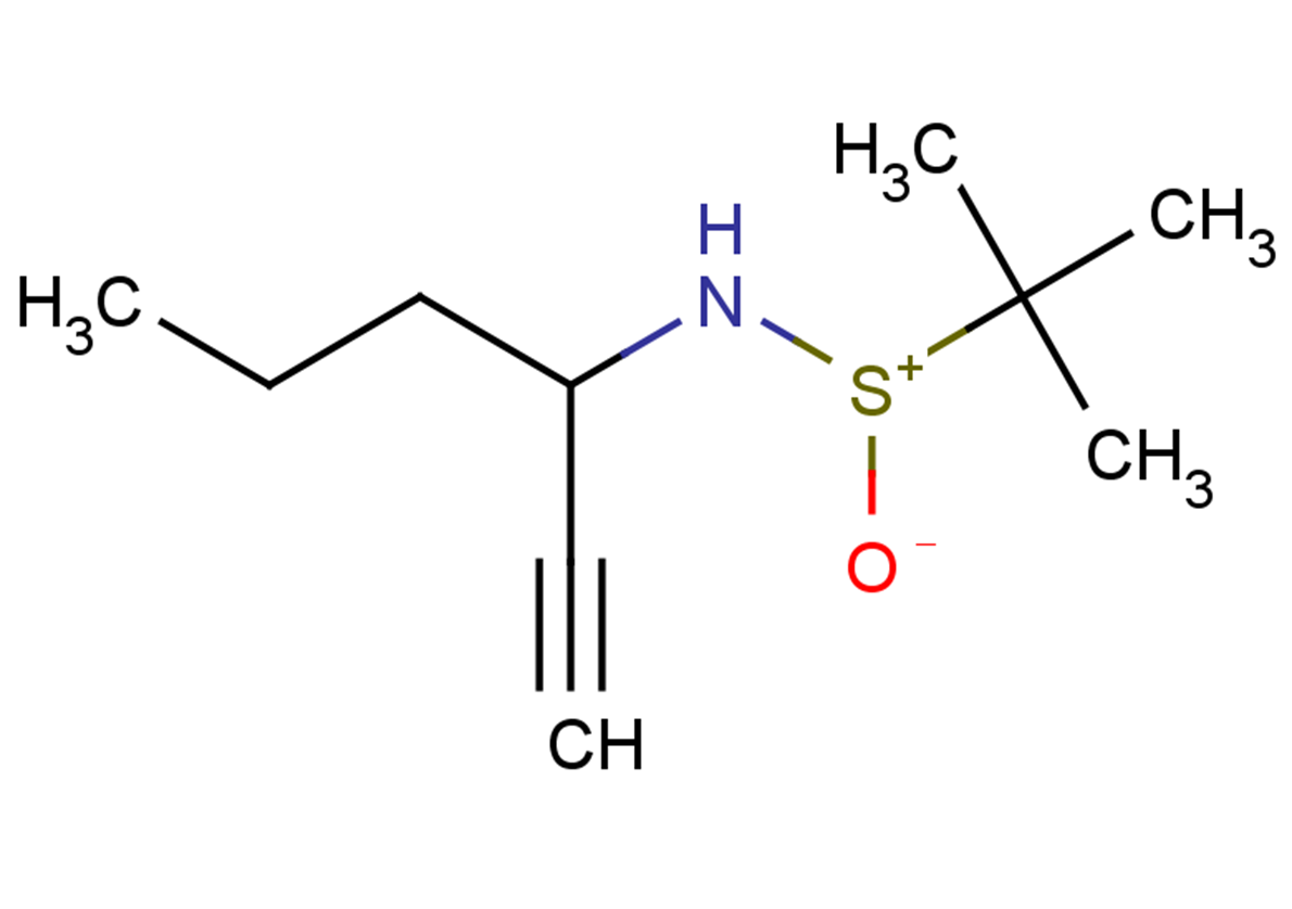 N-(hex-1-yn-3-yl)-2-methylpropane-2-sulfinamide