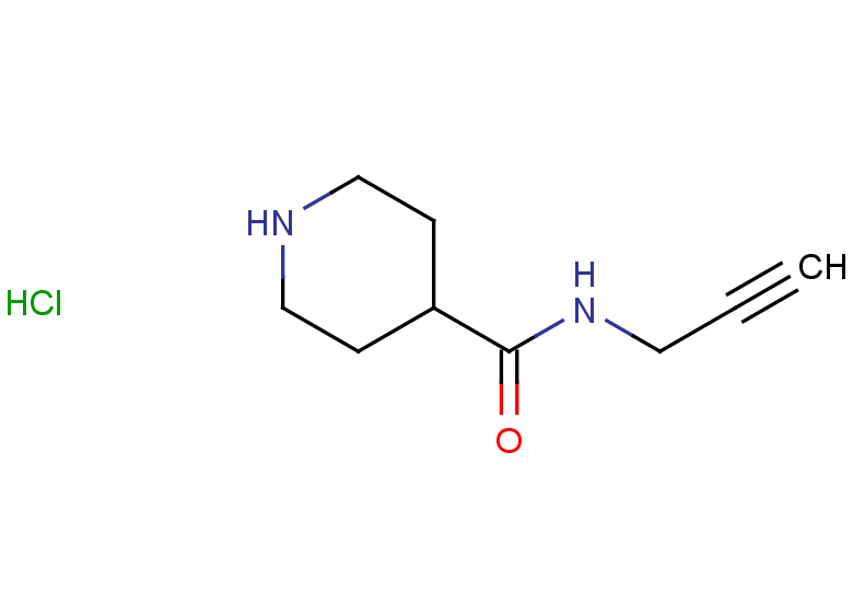 N-(prop-2-yn-1-yl)piperidine-4-carboxamide hydrochloride