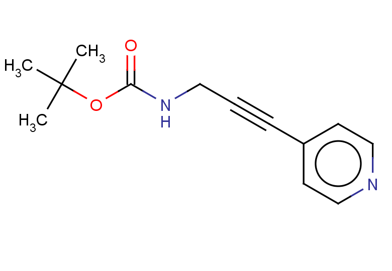 tert-butyl N-[3-(pyridin-4-yl)prop-2-yn-1-yl]carbamate