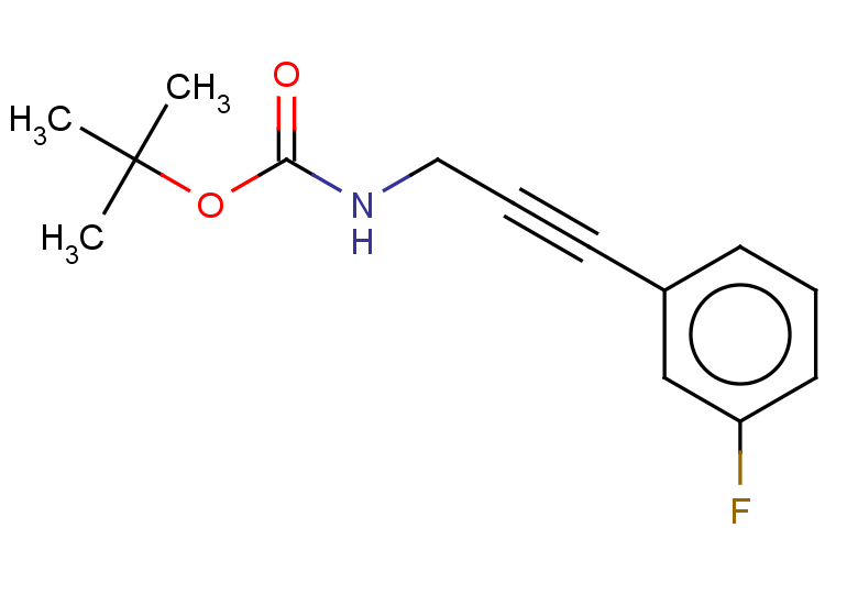 tert-butyl N-[3-(3-fluorophenyl)prop-2-yn-1-yl]carbamate