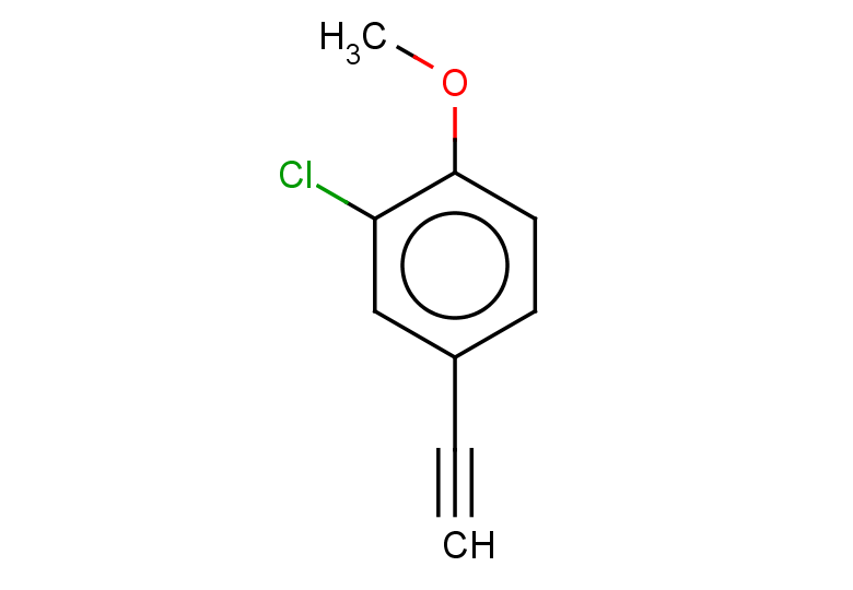 2-chloro-4-ethynyl-1-methoxybenzene