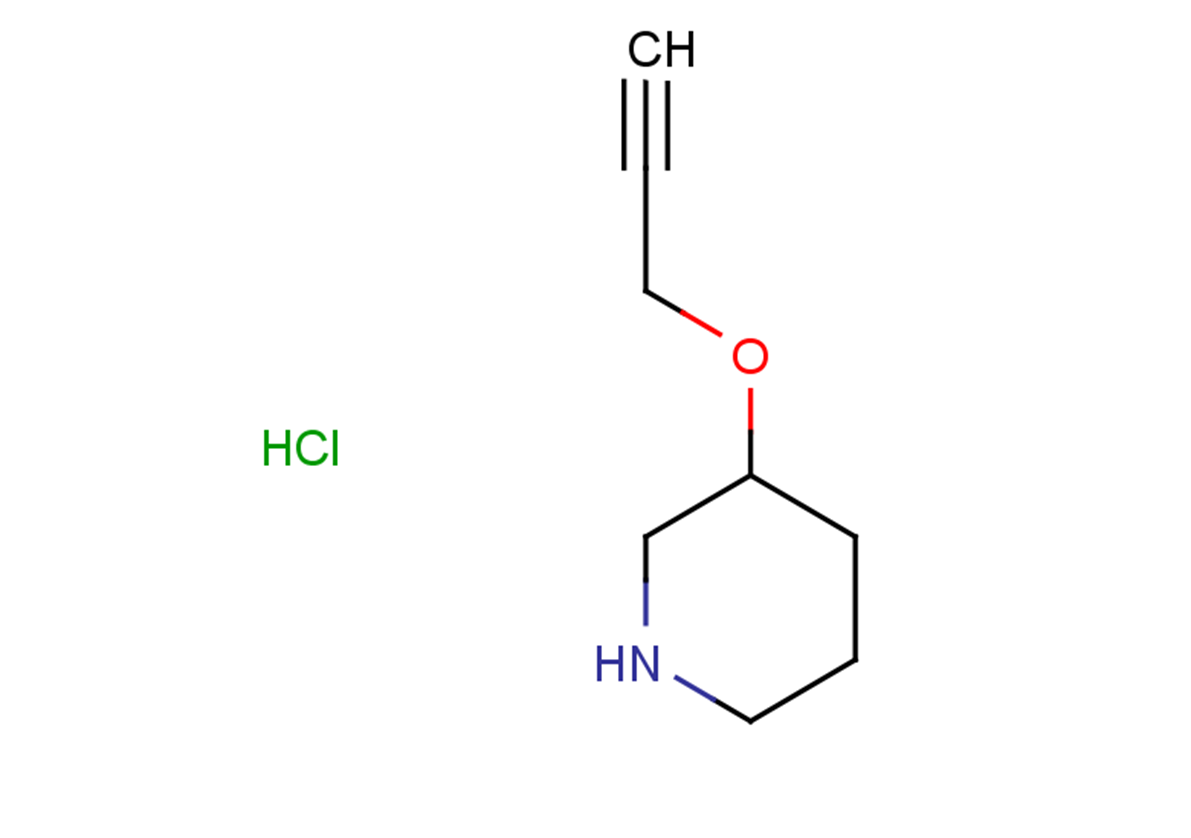 3-(prop-2-yn-1-yloxy)piperidine hydrochloride