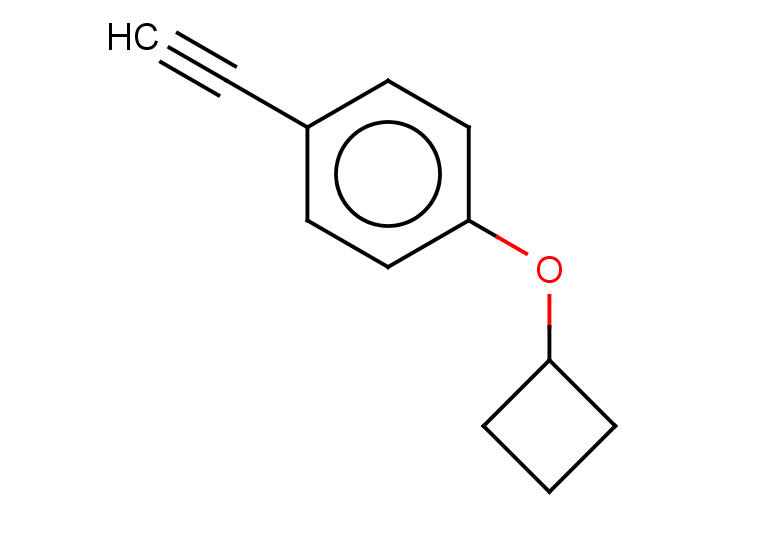 1-cyclobutoxy-4-ethynylbenzene
