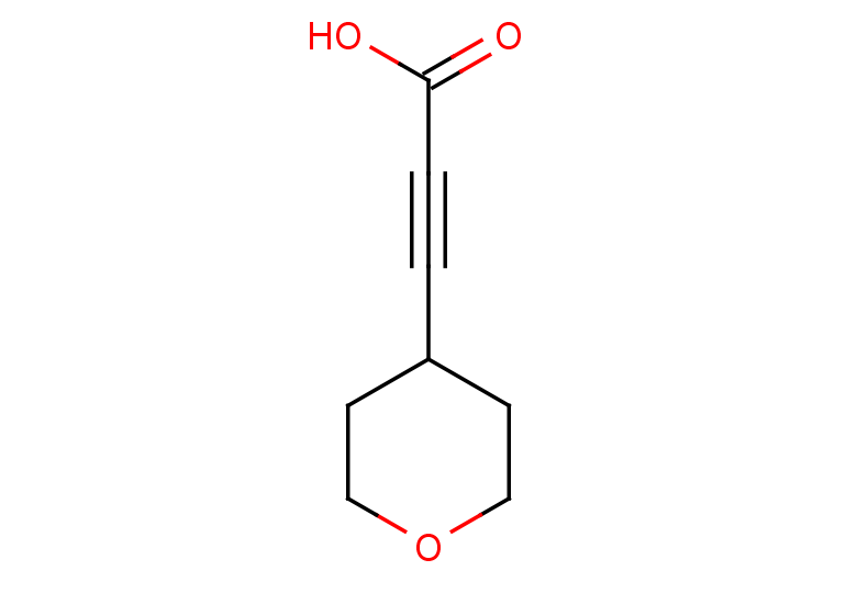 3-(oxan-4-yl)prop-2-ynoic acid