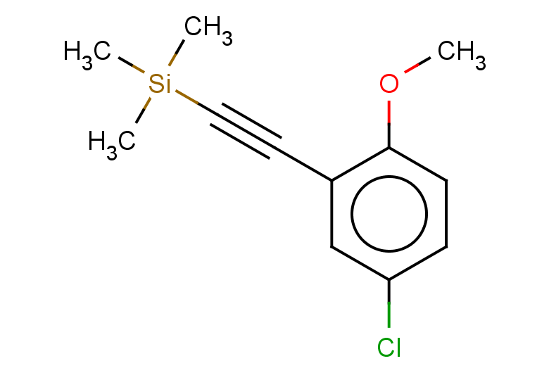 [2-(5-chloro-2-methoxyphenyl)ethynyl]trimethylsilane