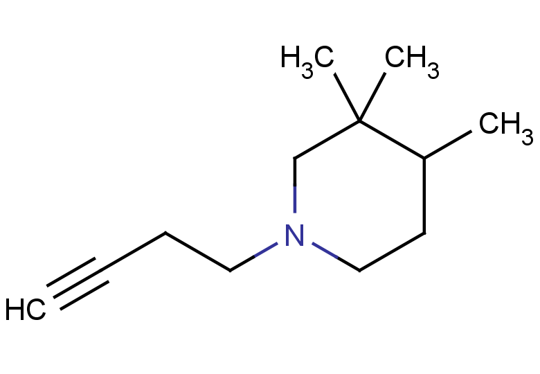 1-(but-3-yn-1-yl)-3,3,4-trimethylpiperidine