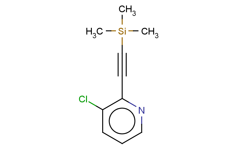 3-chloro-2-[2-(trimethylsilyl)ethynyl]pyridine