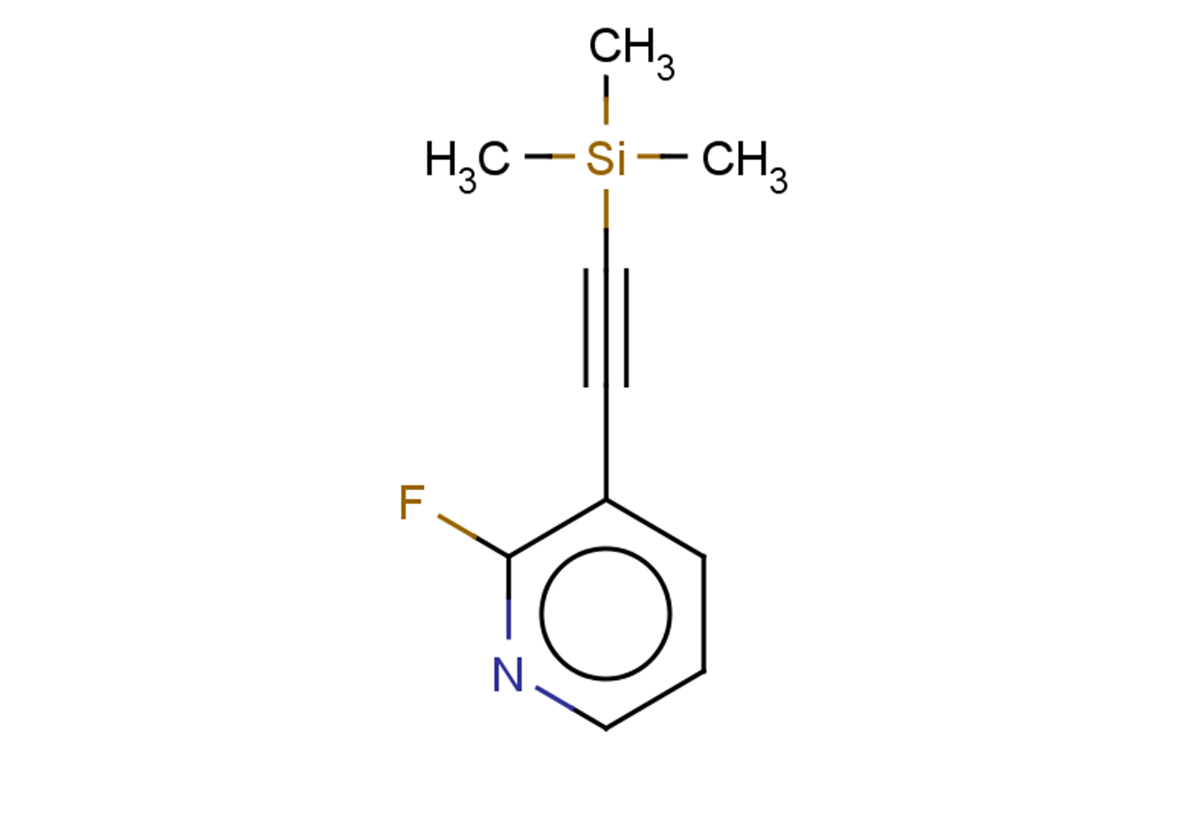 2-fluoro-3-[2-(trimethylsilyl)ethynyl]pyridine