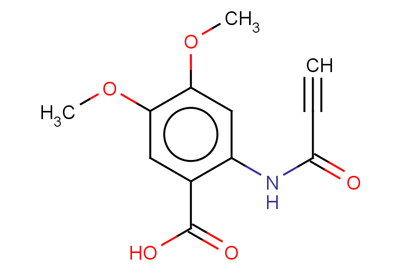 4,5-dimethoxy-2-(prop-2-ynamido)benzoic acid