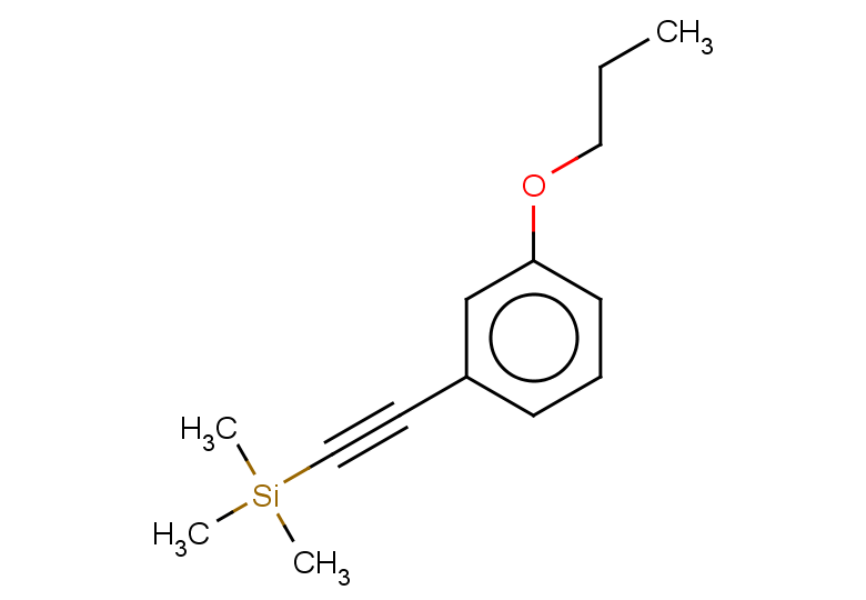 trimethyl[2-(3-propoxyphenyl)ethynyl]silane