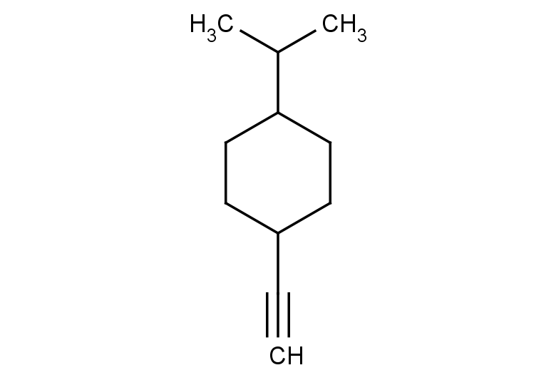 1-ethynyl-4-(propan-2-yl)cyclohexane, Mixture of diastereomers