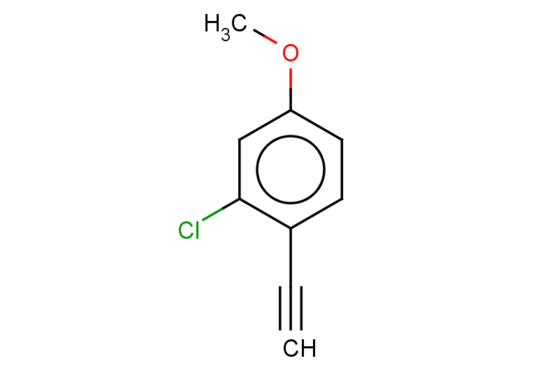 2-chloro-1-ethynyl-4-methoxybenzene