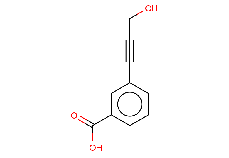 3-(3-hydroxyprop-1-yn-1-yl)benzoic acid