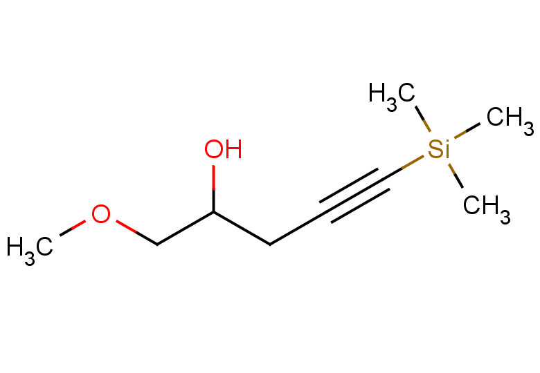 (4-hydroxy-5-methoxypent-1-yn-1-yl)trimethylsilane