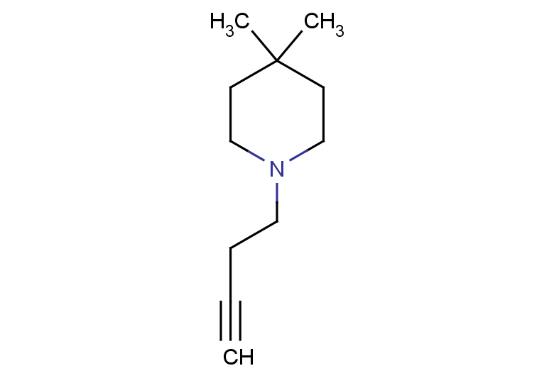 1-(but-3-yn-1-yl)-4,4-dimethylpiperidine