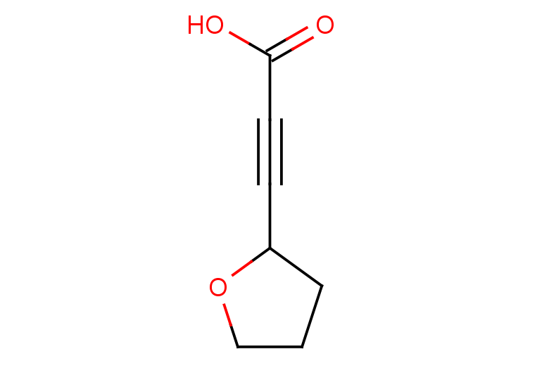 3-(oxolan-2-yl)prop-2-ynoic acid