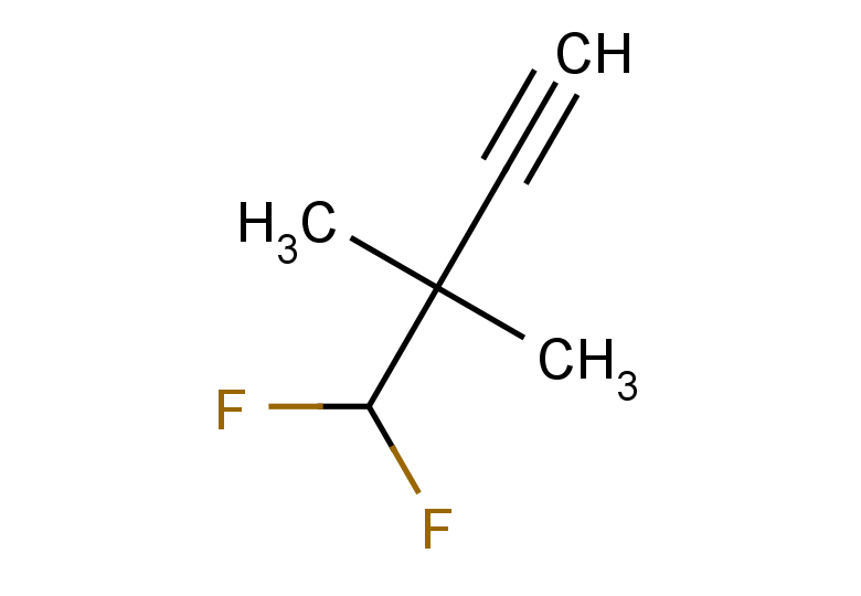 4,4-difluoro-3,3-dimethylbut-1-yne