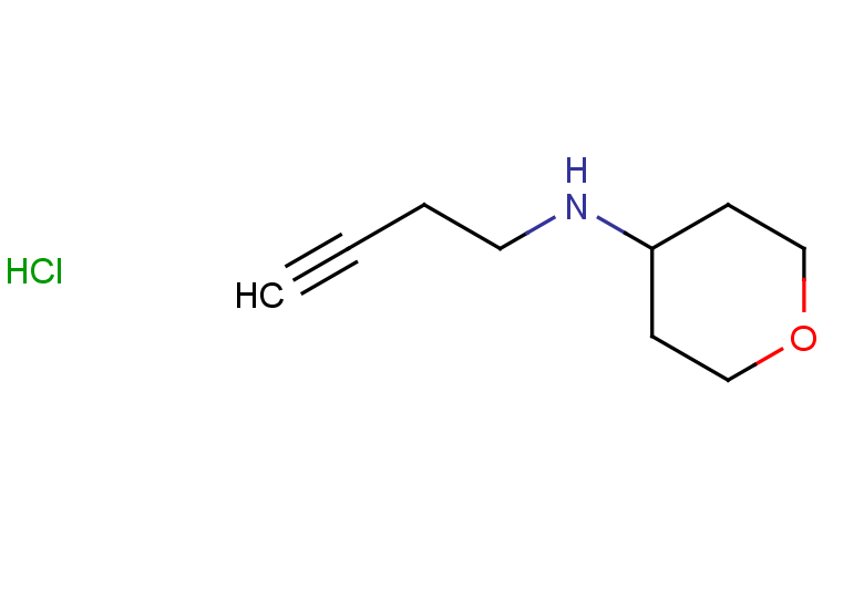 N-(but-3-yn-1-yl)oxan-4-amine hydrochloride