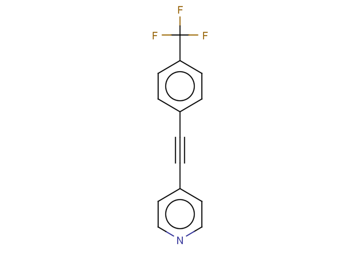 4-{2-[4-(trifluoromethyl)phenyl]ethynyl}pyridine