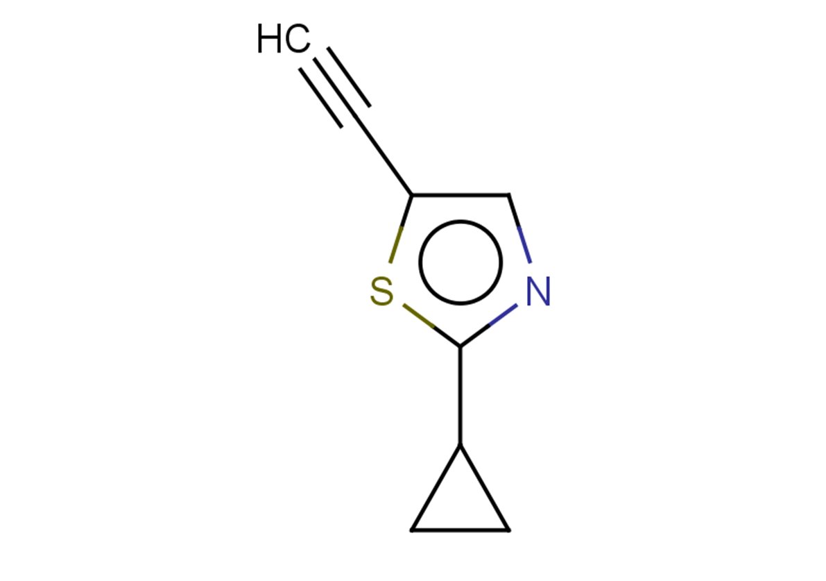 2-cyclopropyl-5-ethynyl-1,3-thiazole