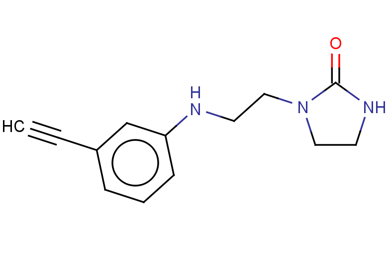 1-{2-[(3-ethynylphenyl)amino]ethyl}imidazolidin-2-one