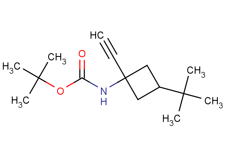 tert-butyl N-(3-tert-butyl-1-ethynylcyclobutyl)carbamate