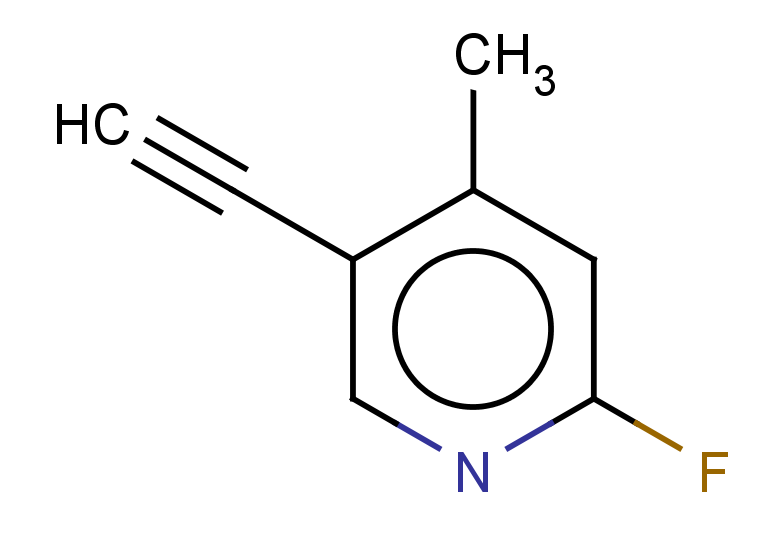 5-ethynyl-2-fluoro-4-methylpyridine