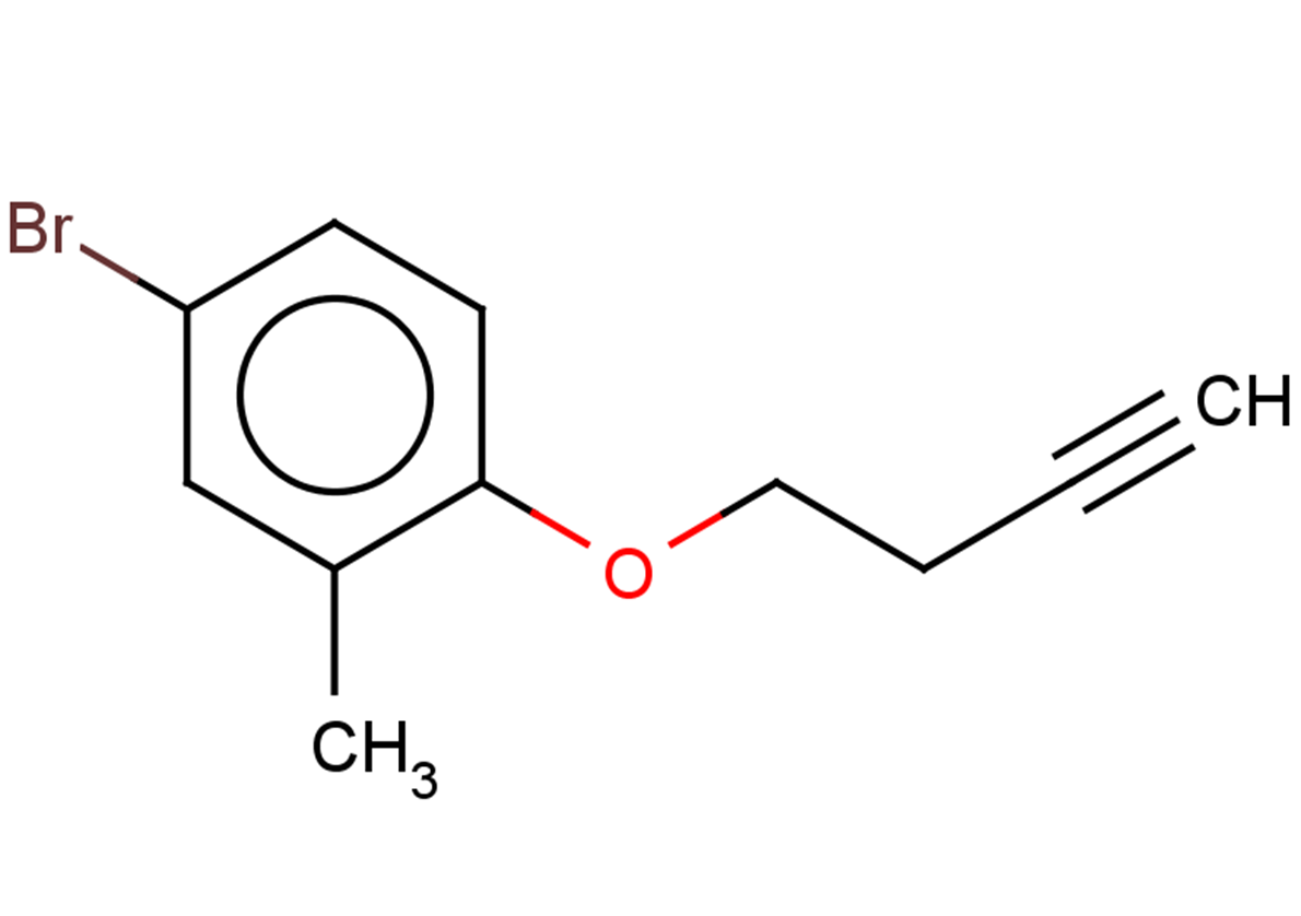 4-bromo-1-(but-3-yn-1-yloxy)-2-methylbenzene