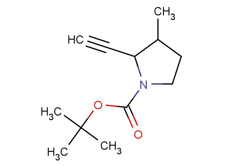 tert-butyl 2-ethynyl-3-methylpyrrolidine-1-carboxylate, Mixture of diastereomers