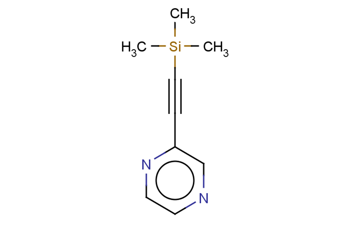 2-[2-(trimethylsilyl)ethynyl]pyrazine