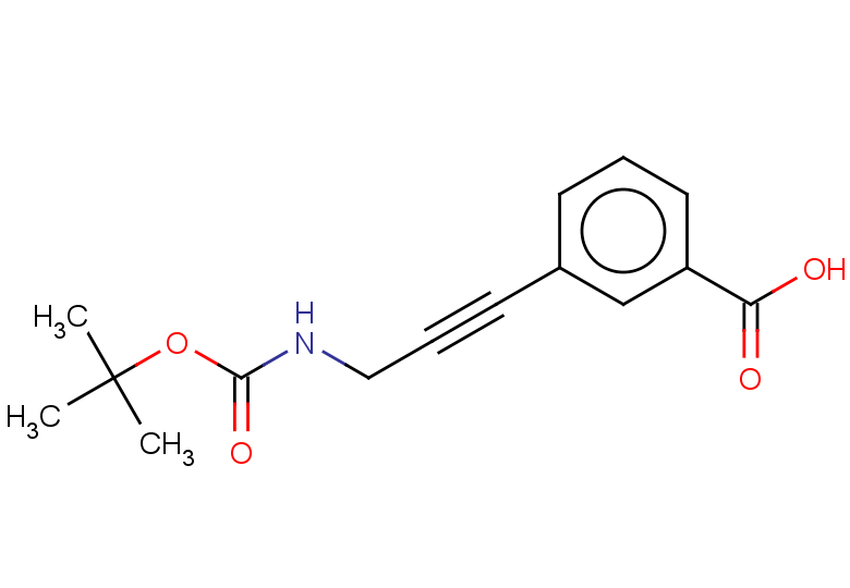 3-(3-{[(tert-butoxy)carbonyl]amino}prop-1-yn-1-yl)benzoic acid