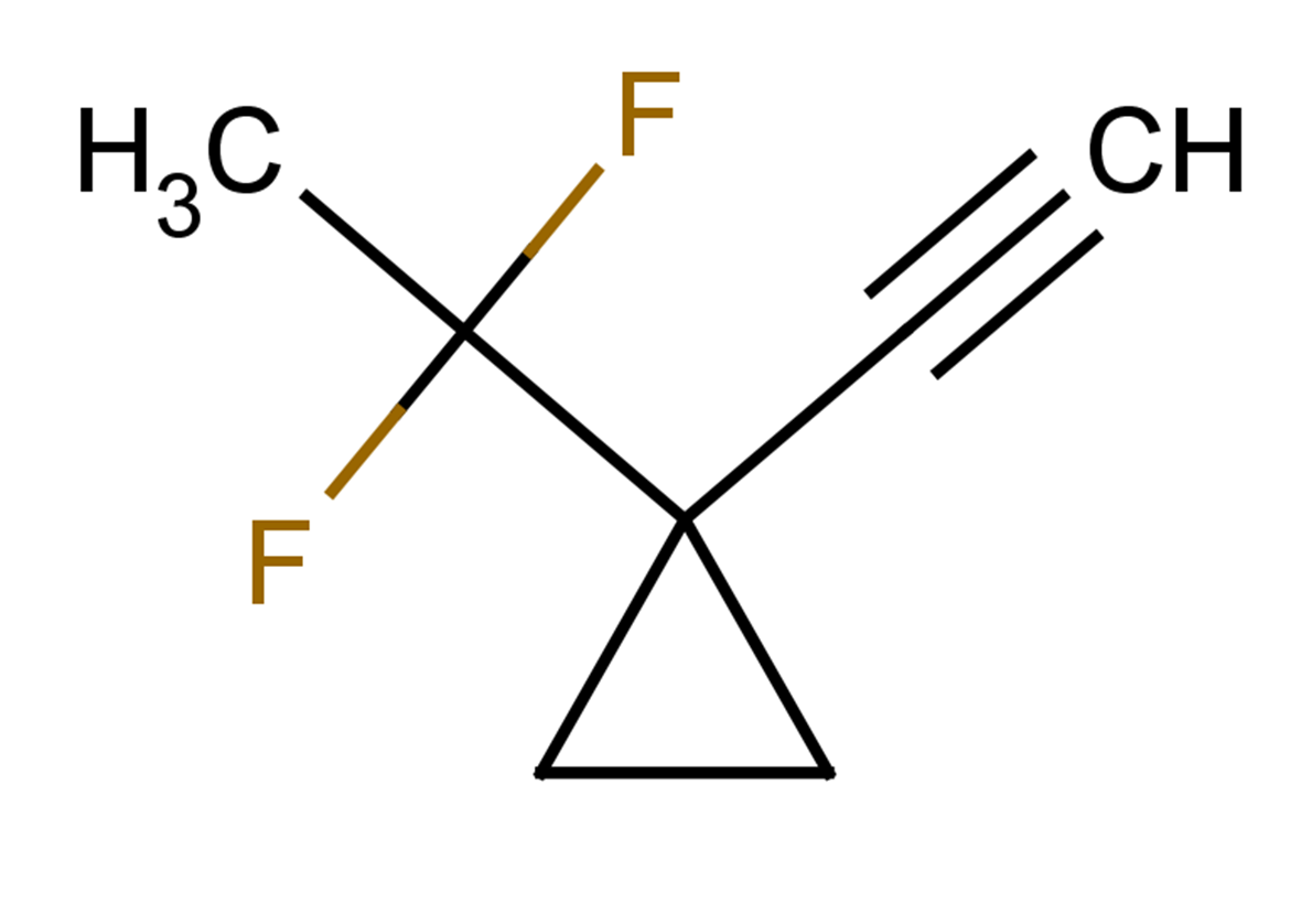 1-(1,1-difluoroethyl)-1-ethynylcyclopropane