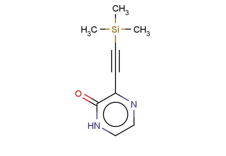 3-[2-(trimethylsilyl)ethynyl]-1,2-dihydropyrazin-2-one
