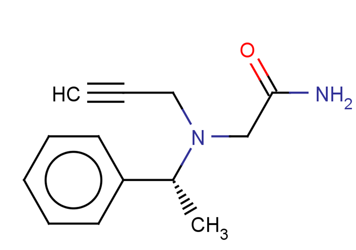2-{[(1R)-1-phenylethyl](prop-2-yn-1-yl)amino}acetamide