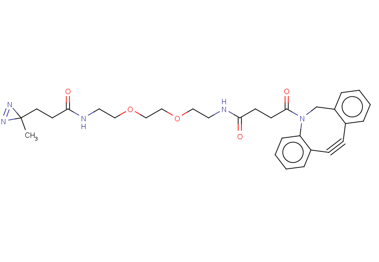 4-{2-azatricyclo[10.4.0.0,4,9]hexadeca-1(16),4,6,8,12,14-hexaen-10-yn-2-yl}-N-[2-(2-{2-[3-(3-methyl-3H-diazirin-3-yl)propanamido]ethoxy}ethoxy)ethyl]-4-oxobutanamide