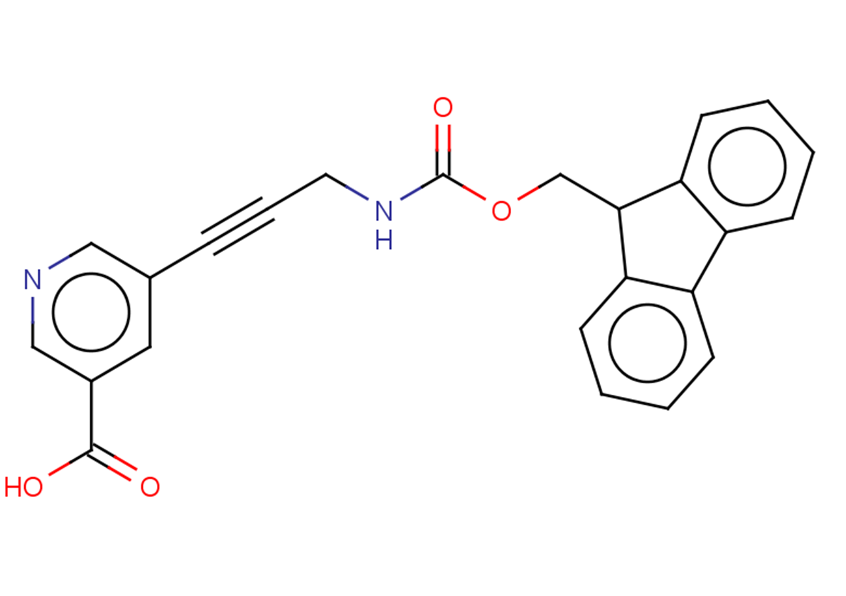 5-[3-({[(9H-fluoren-9-yl)methoxy]carbonyl}amino)prop-1-yn-1-yl]pyridine-3-carboxylic acid