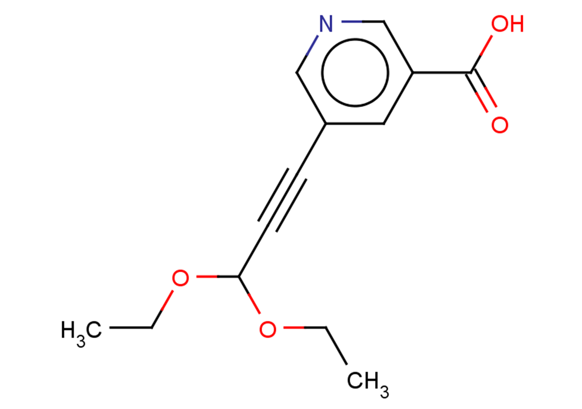 5-(3,3-diethoxyprop-1-yn-1-yl)pyridine-3-carboxylic acid