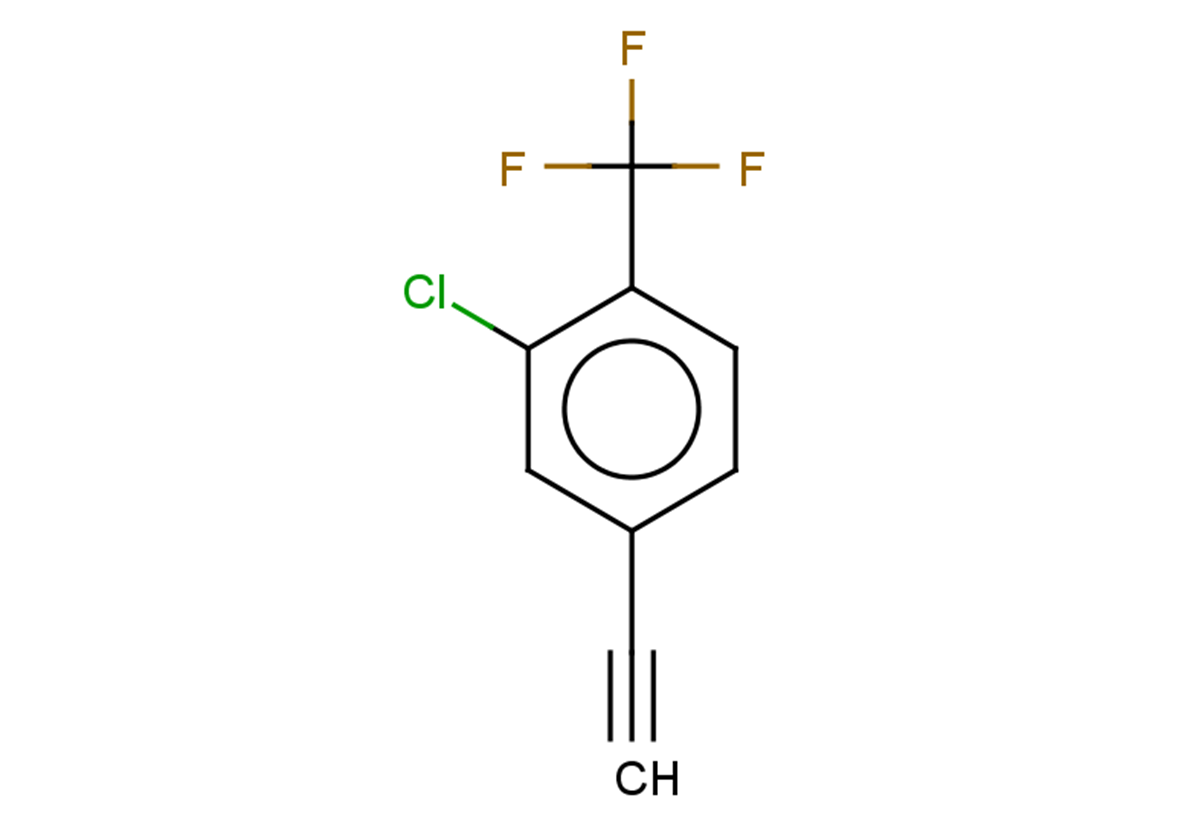 2-chloro-4-ethynyl-1-(trifluoromethyl)benzene