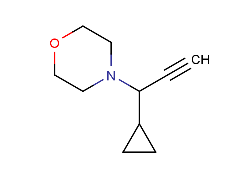 4-(1-cyclopropylprop-2-yn-1-yl)morpholine