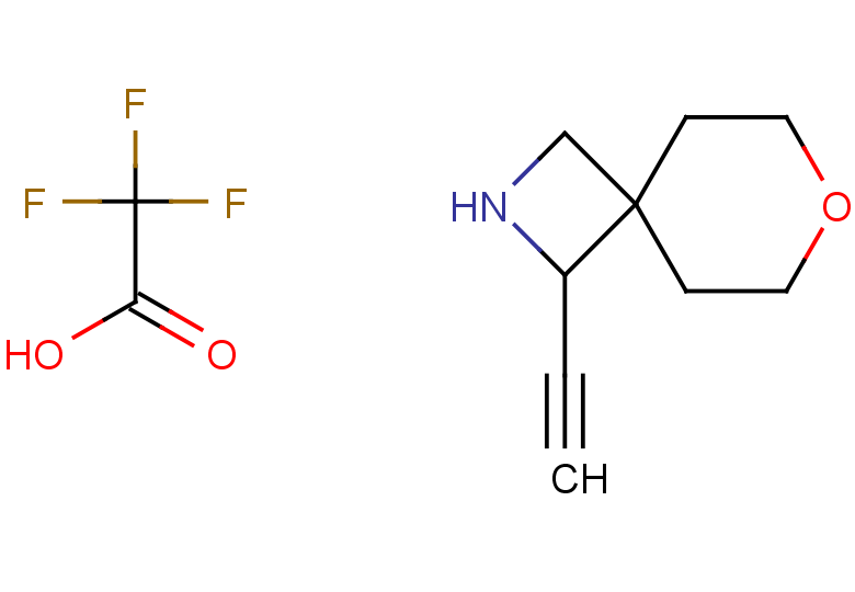 1-ethynyl-7-oxa-2-azaspiro[3.5]nonane, trifluoroacetic acid