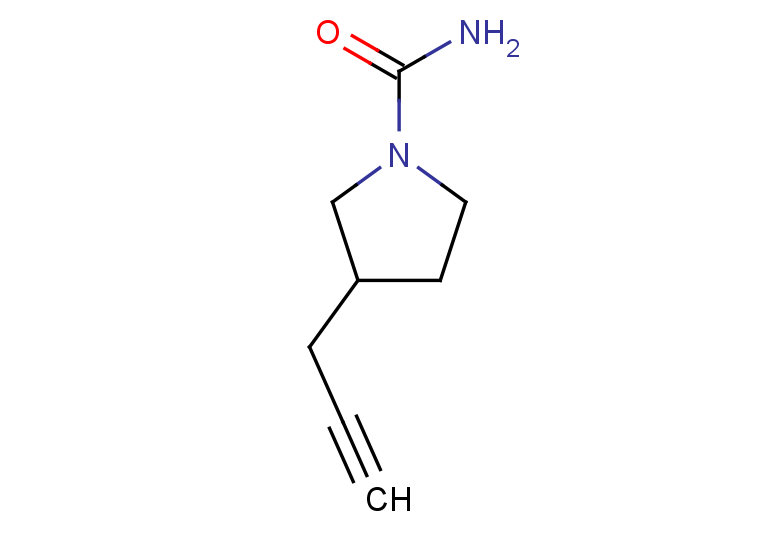 3-(prop-2-yn-1-yl)pyrrolidine-1-carboxamide