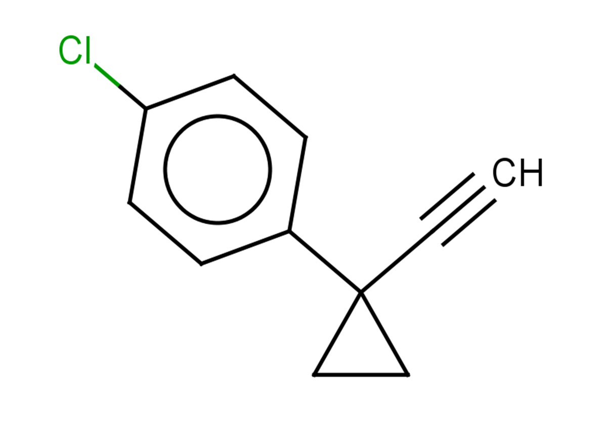 1-chloro-4-(1-ethynylcyclopropyl)benzene