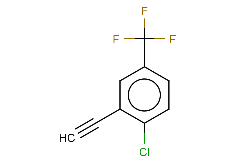 1-chloro-2-ethynyl-4-(trifluoromethyl)benzene